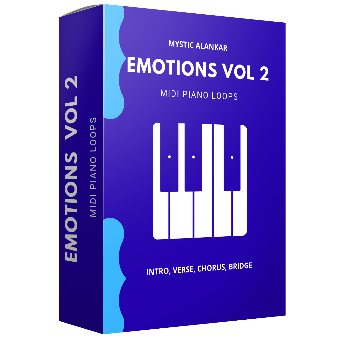 emotional piano loops in midi format for pop ballads and slow songs - Music production sample pack