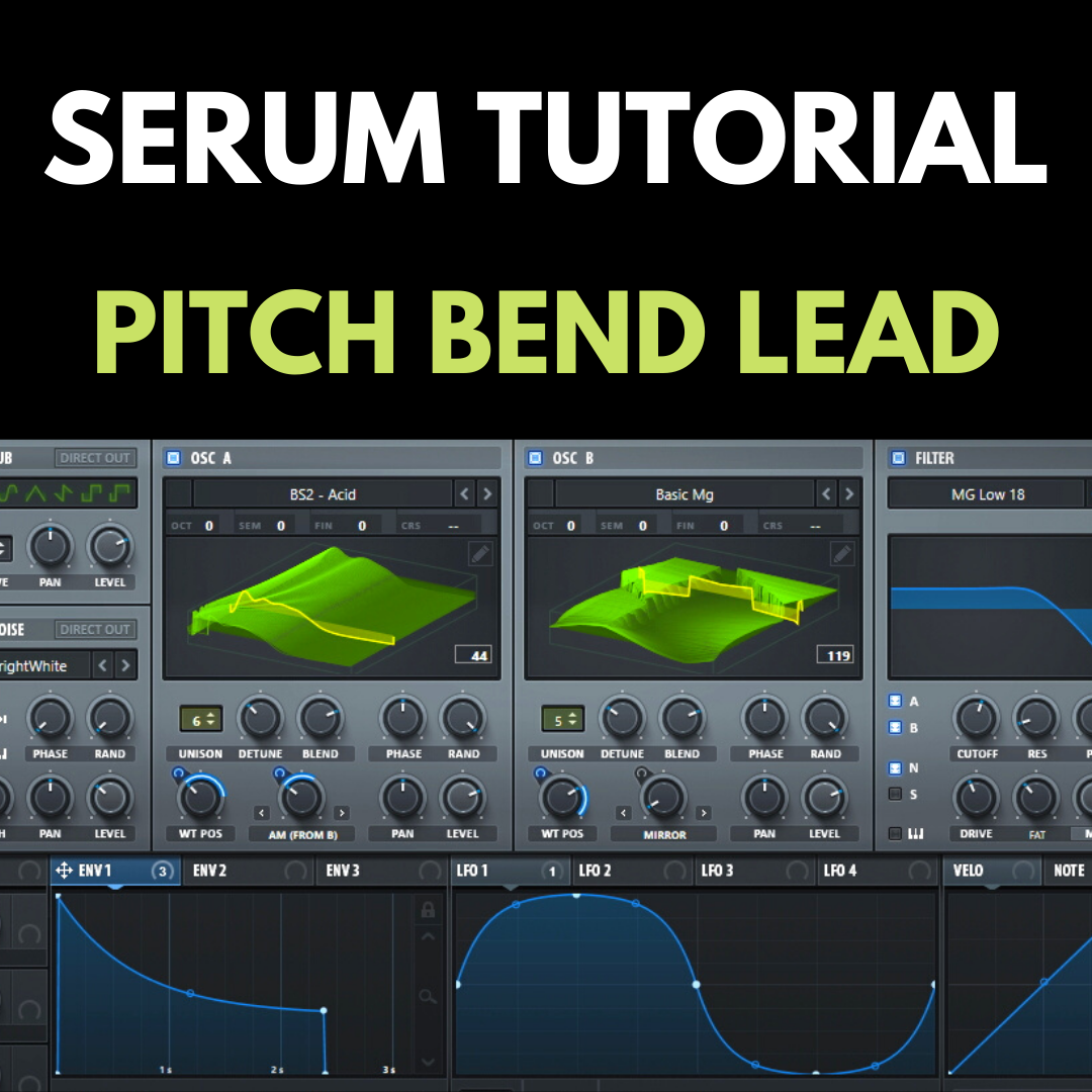Create A Synth Lead With Pitch Bend Xfer Serum Tutorial Mystic Alankar