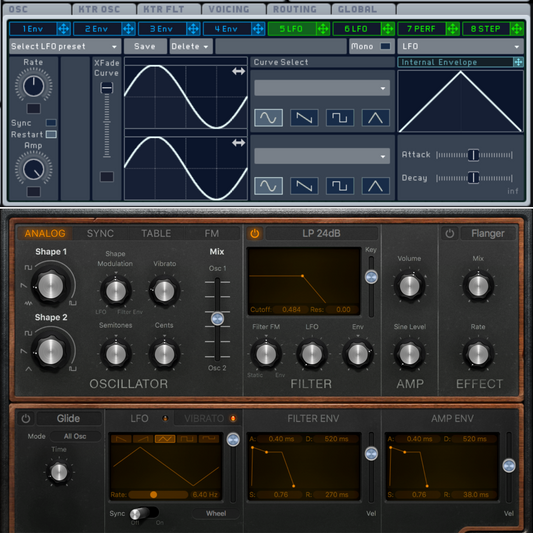 Sound Design can help you create unique sounds by using various oscillators, waveforms and filters. 